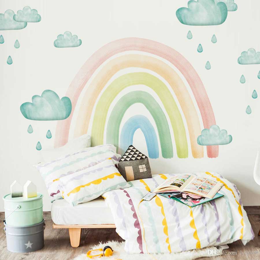 Szivárványos falmatrica