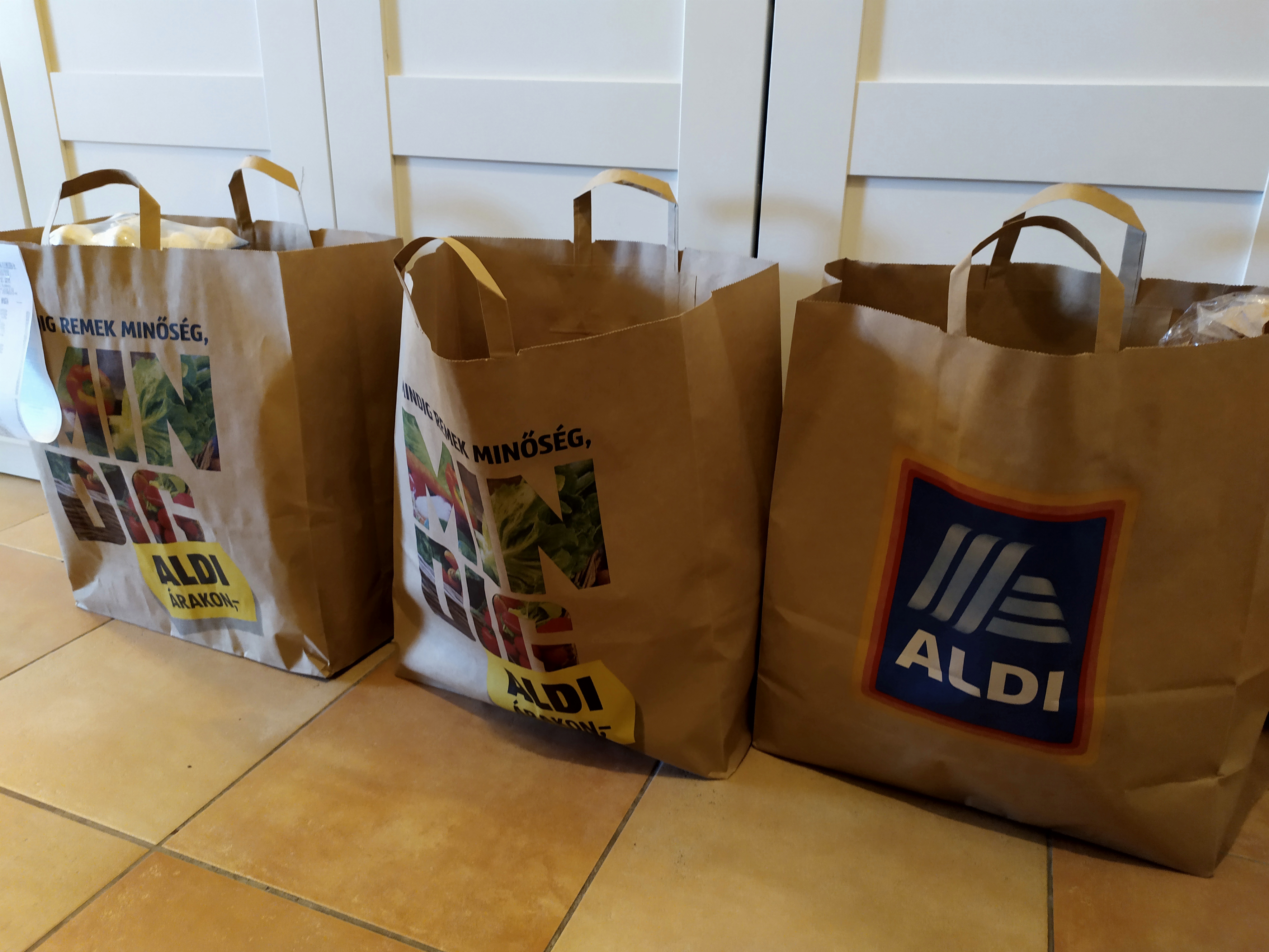 Aldis bevásárlás a ROKSH-sal