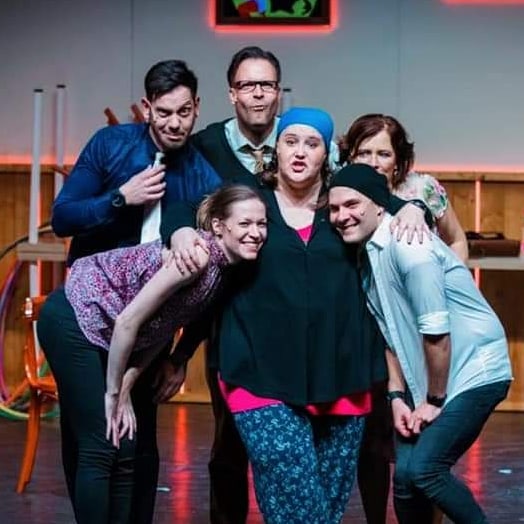 Pál Tamás a Csoportterápia című darabban (Fotó: Pál Tamás)