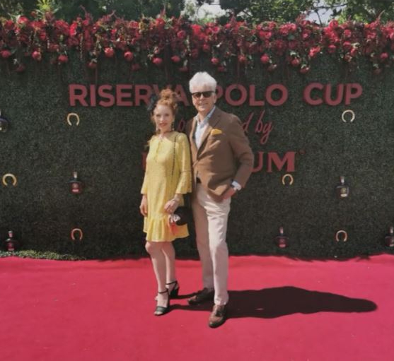 Ernyey Béla és felesége, Balaton Dóra egy bécsi lovas rendezvényen