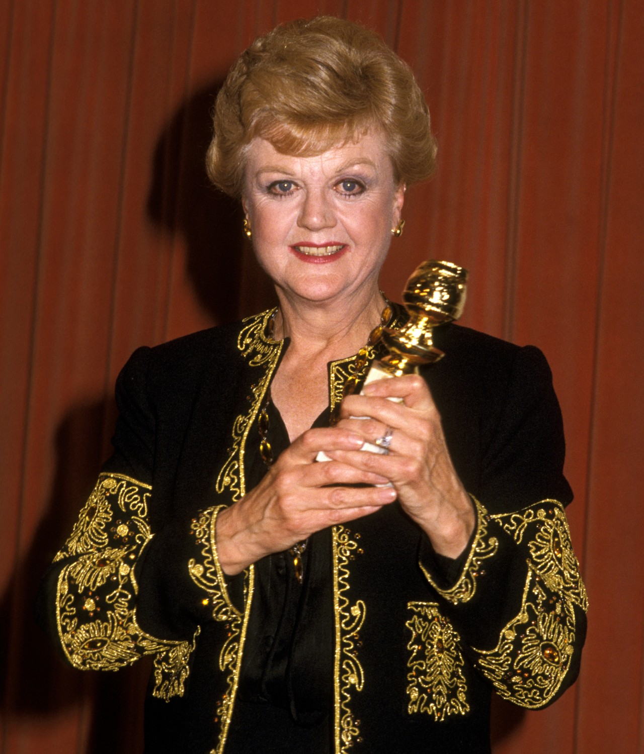 Angela Lansbury a Golden Globe-díjjal