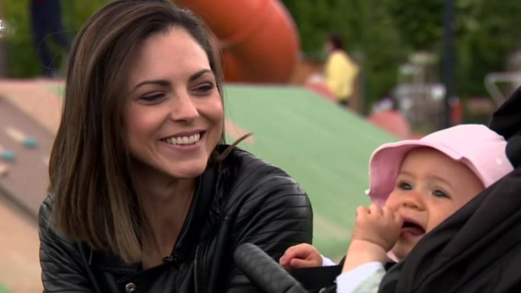 Köböl Anita és a kislánya