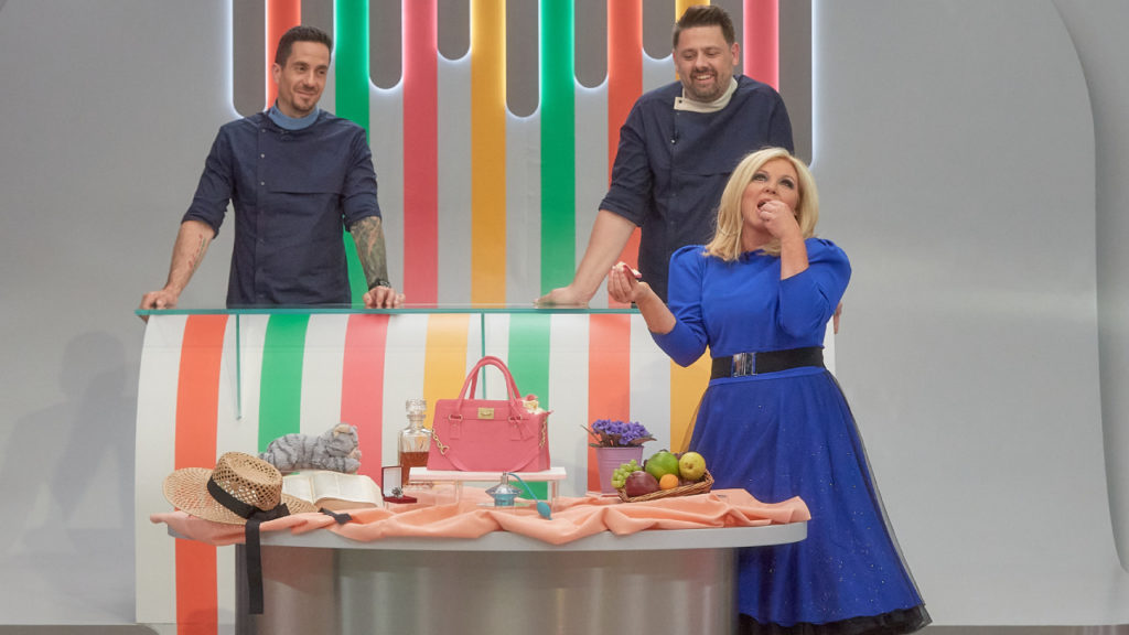 Liptai Claudia, Enzsöl Balázs és Juhos József a Mestercukrász zsűritagjai