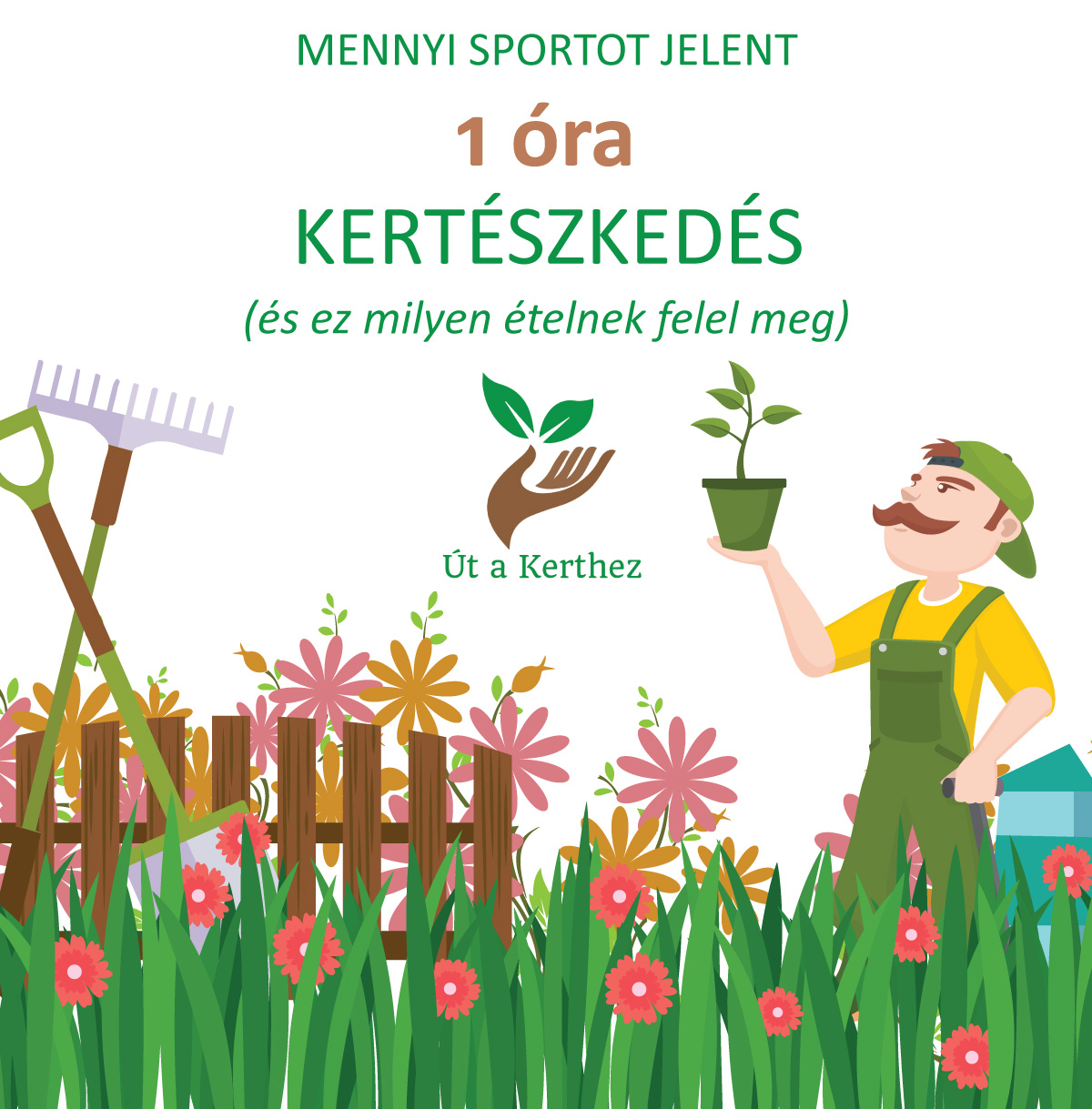 Mennyi sportot jelent egy óra kertészkedés?