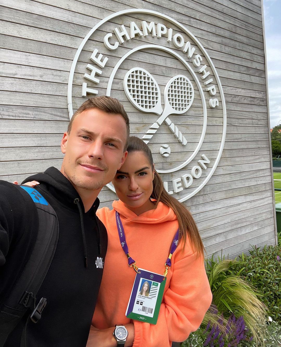 Böszörményi Anett és Fucsovics Márton Wimbledonban