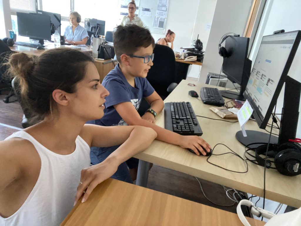 Czippán Anett a fiával, Olivérrel (Fotó: Czippán Anett)