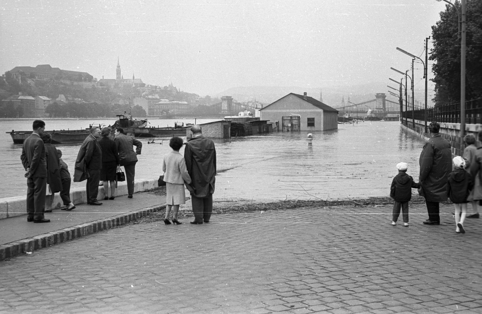 Árvíz Budapesten 1965-ben