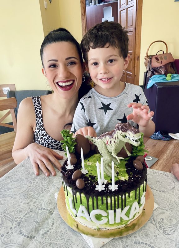 Széphalmi Juliska nemrég költözött új lakásba kisfiával (Fotó: Széphalmi Juliska)