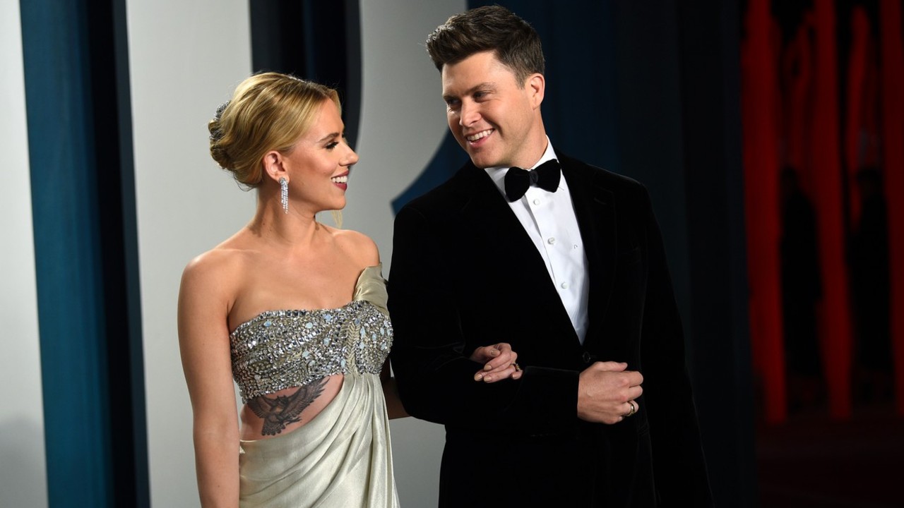 Scarlett Johansson és Colin Jost 2020 elején (fotó: Profimédia)