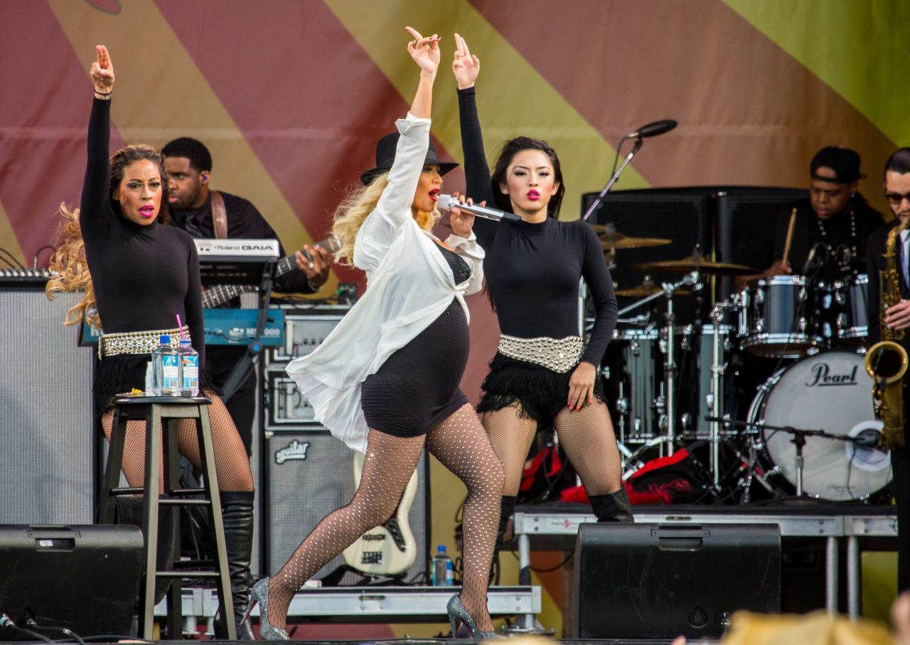 Christina Aguilera terhesen