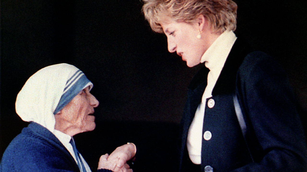 Diana hercegnő és Teréz anya