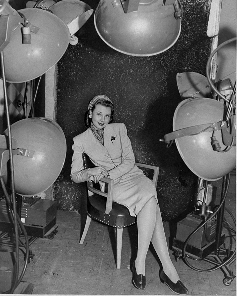 Jane Withers a Daily News Three and One Color Studióban 1945-ben (Fotó: Bud Seelig/NY Daily News Archive via Getty Images)