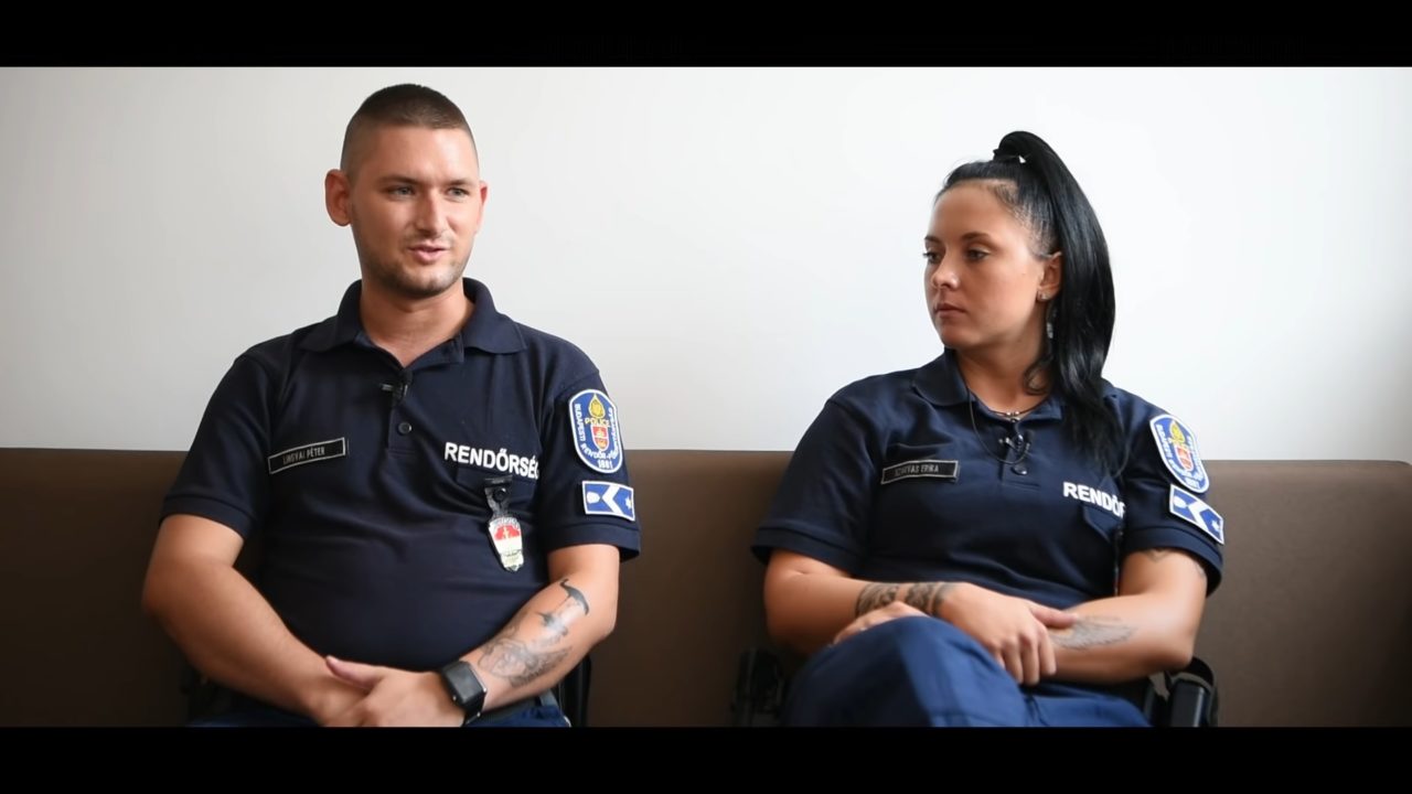 járőrpáros, rendőrök