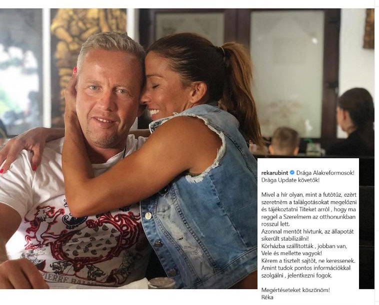 Rubint Réka tájékoztatott mindenkit Norbi állapotáról