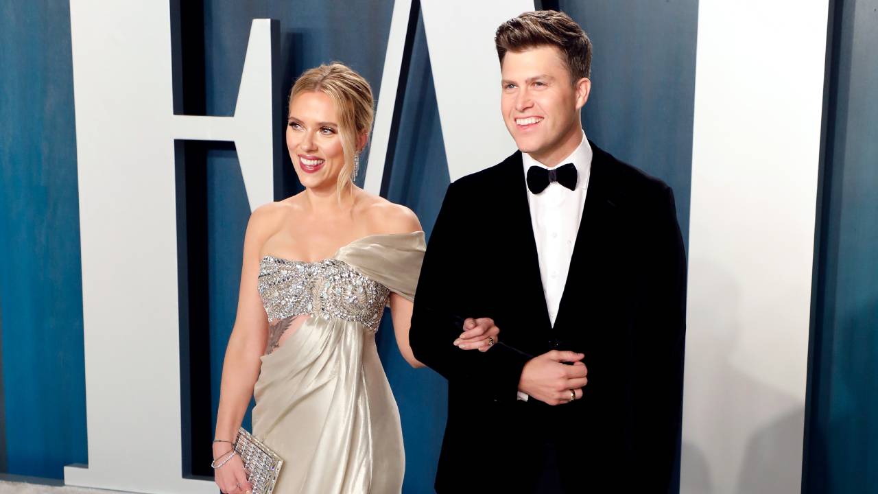 scarlett johansson colin jost