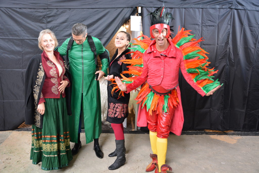 Mérai Kata A Boldogság szövetsége című darab főpróbáján (Fotó: Mérai Kata)