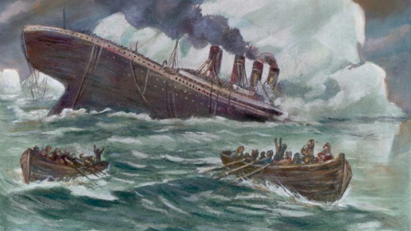 A süllyedő Titanic