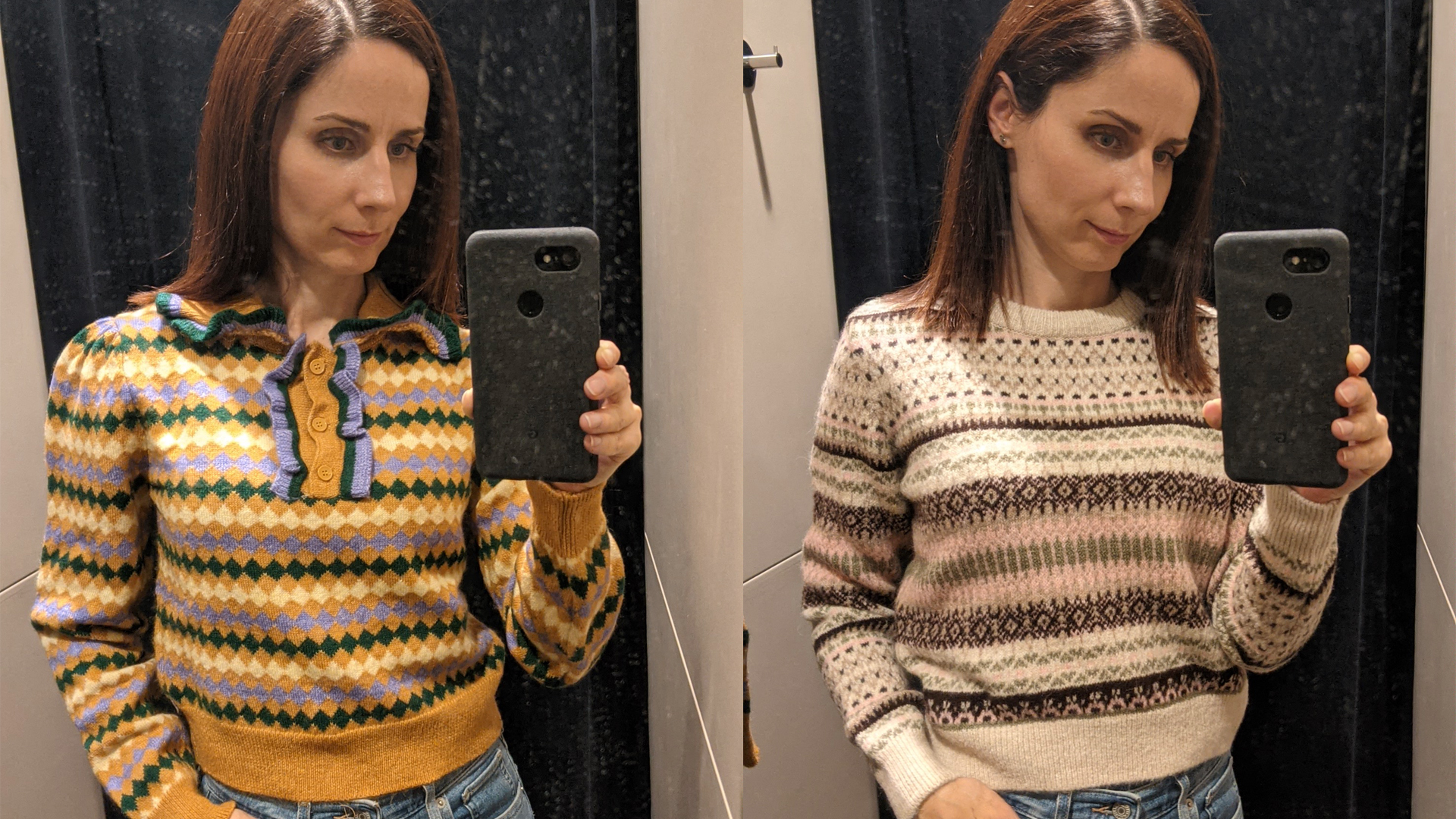 Norvég mintás pulóverek Mango