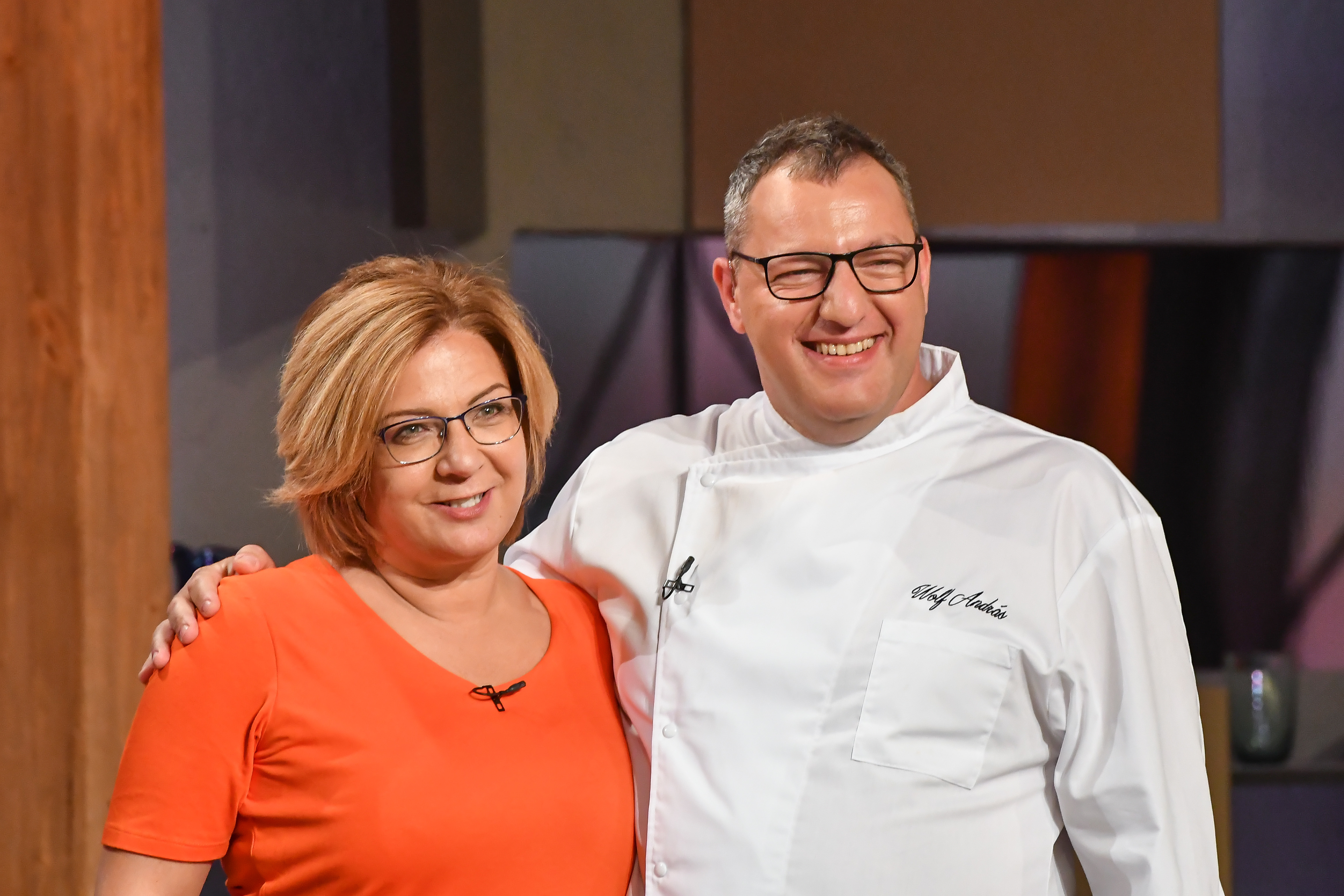 Wolf András és felesége, Szaniszló Andrea