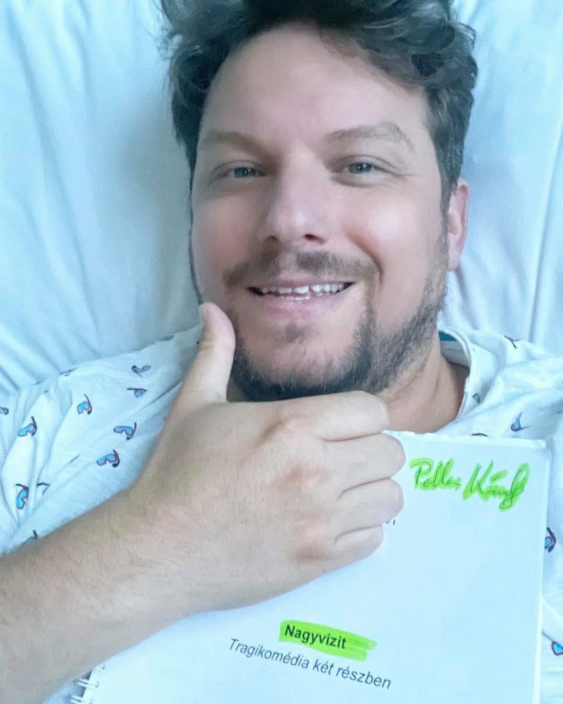Peller Károly a műtét után posztolt is