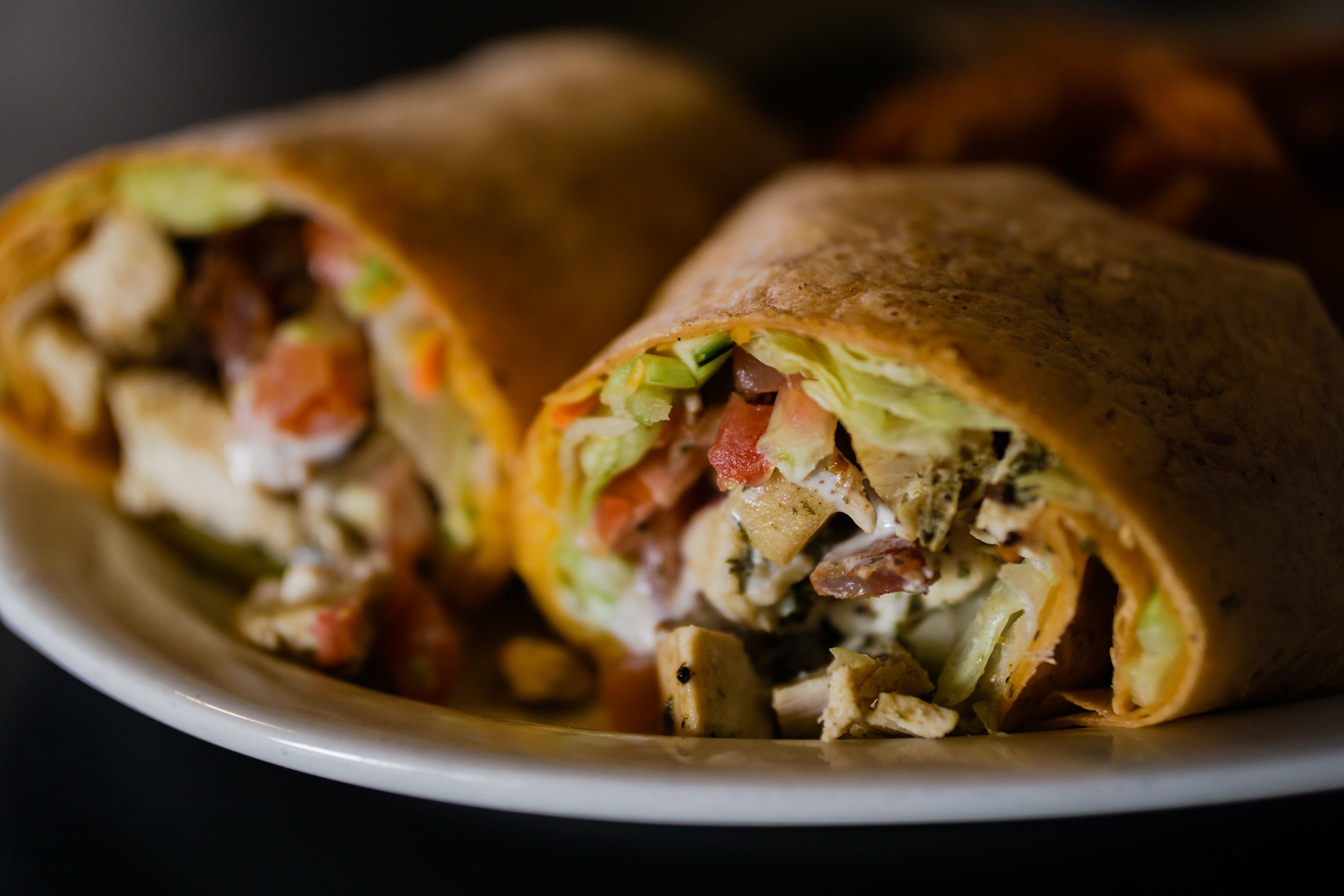 wrap, uzsonna, tortilla