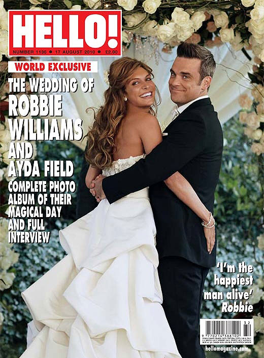 Robbie Williams és Ayda Field
