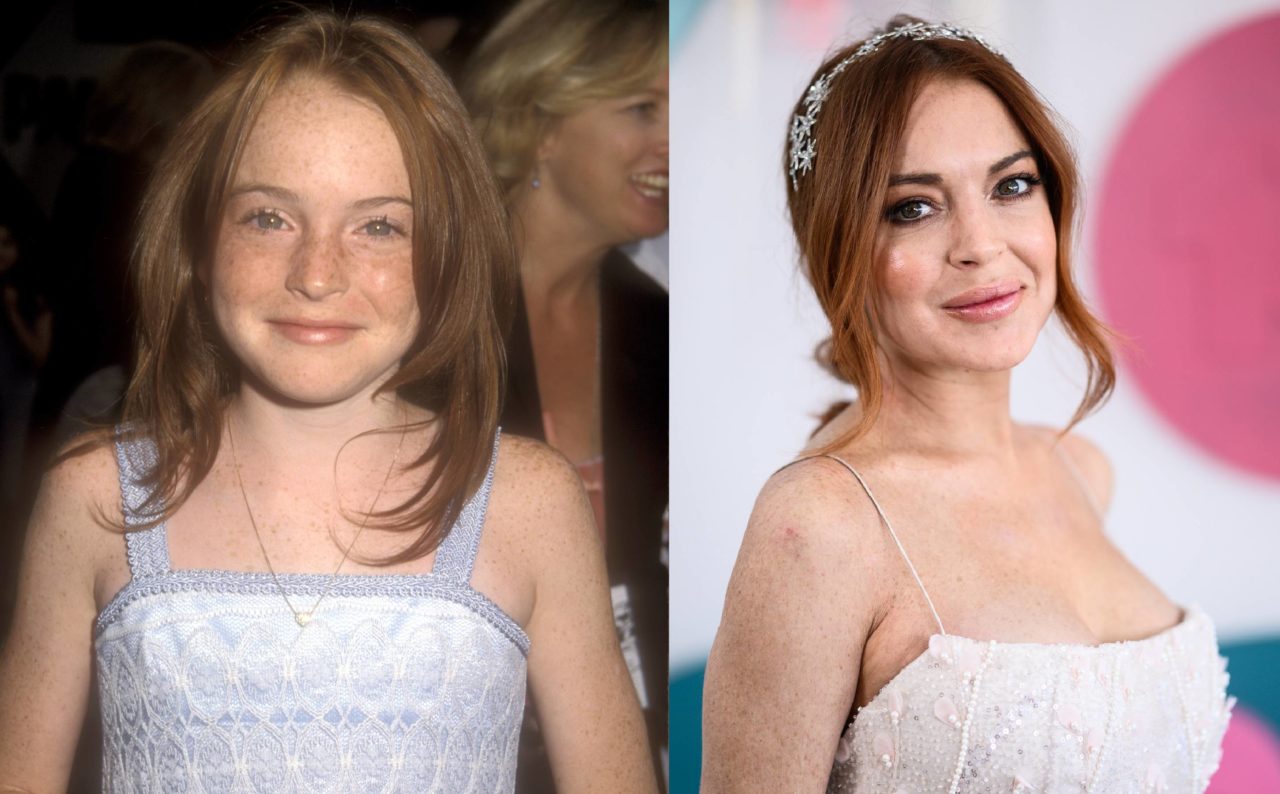 Lindsay Lohan akkor és most