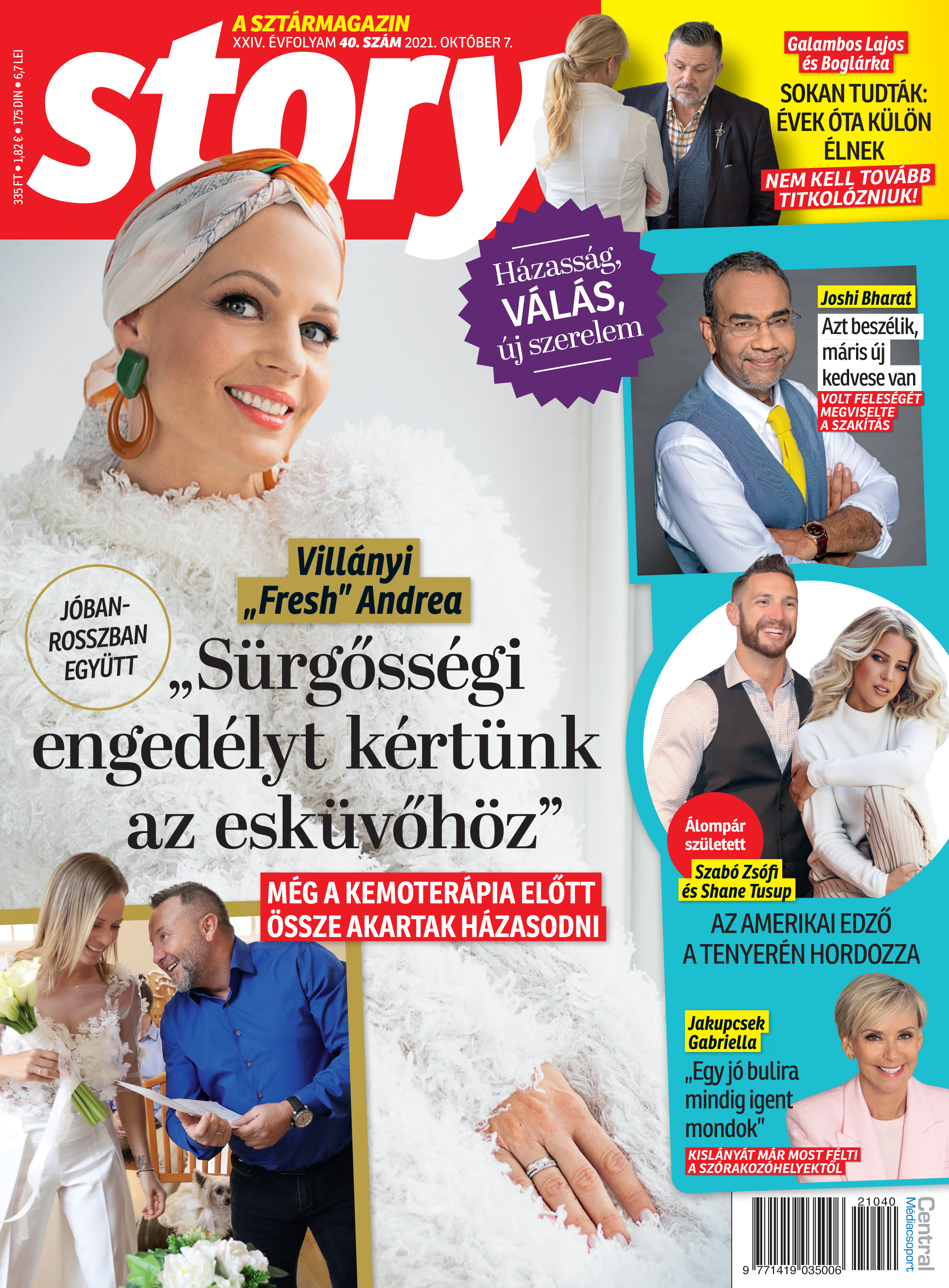 Villányi Fresh Andi és az esküvői ruhája