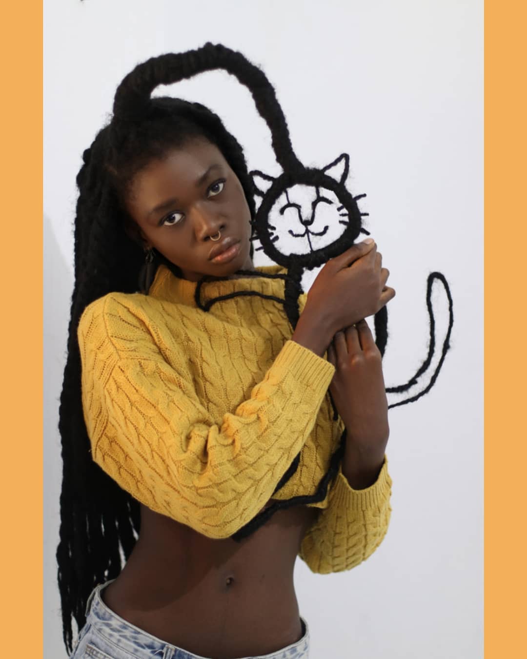 Laetitia KY hajszobrai