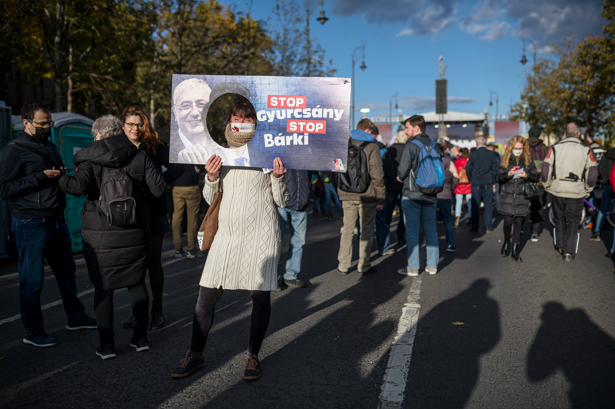 Demonstrációk 2021 október 23-án