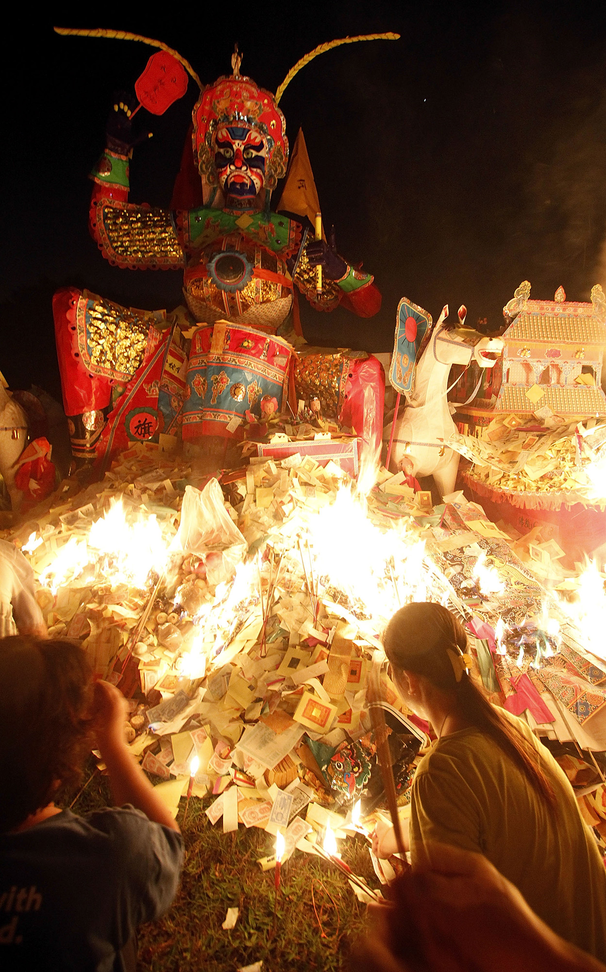 Éhes szellemek fesztiválja Kínában