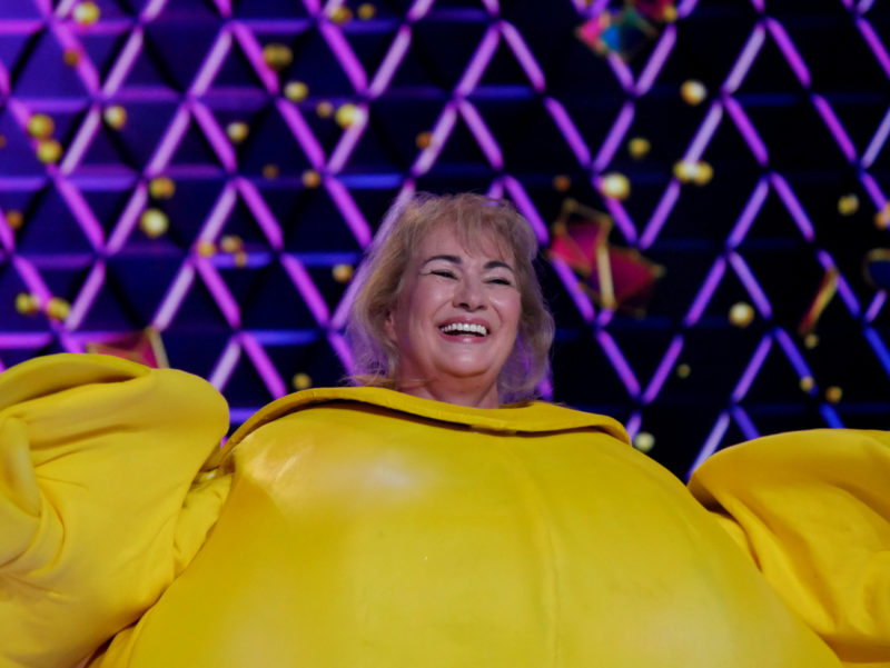 Kiszel Tündét rejtette a Kacsa maszk - Fotó: Sajtóklub