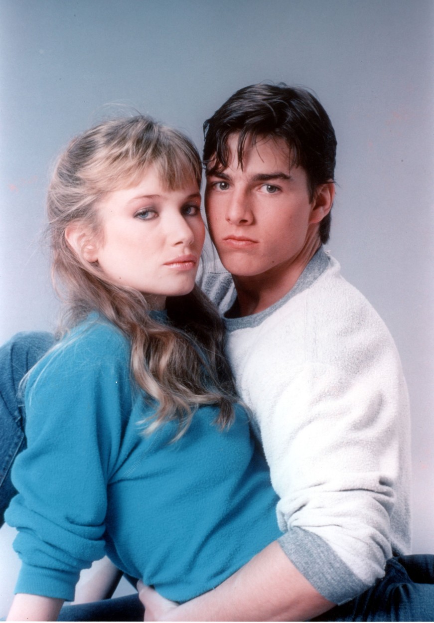 Rebecca De Mornay és Tom Cruise a Kockázatos üzlethez készített stúdiófotón (fotó: Profimédia)