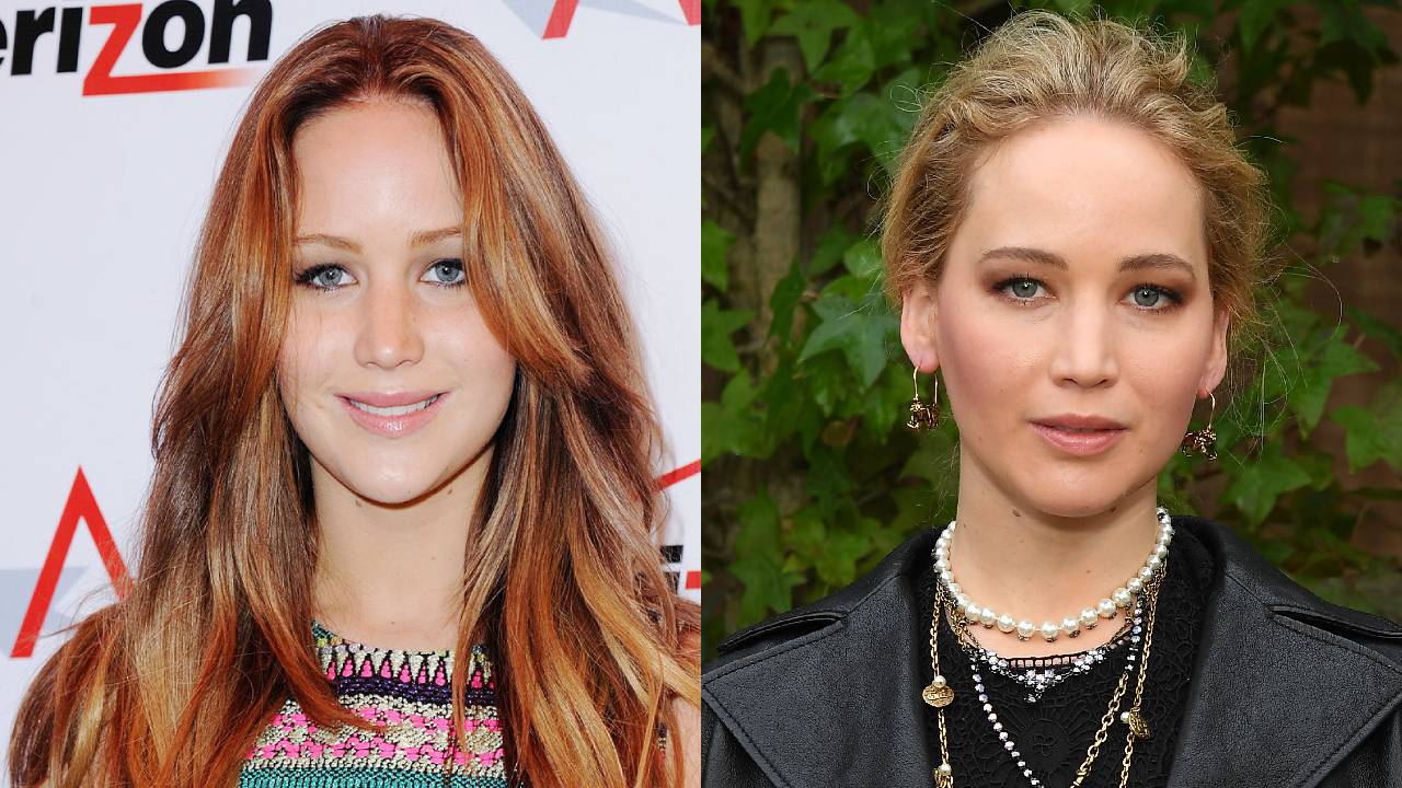 Jennifer Lawrence 2012-ben és 2021-ben