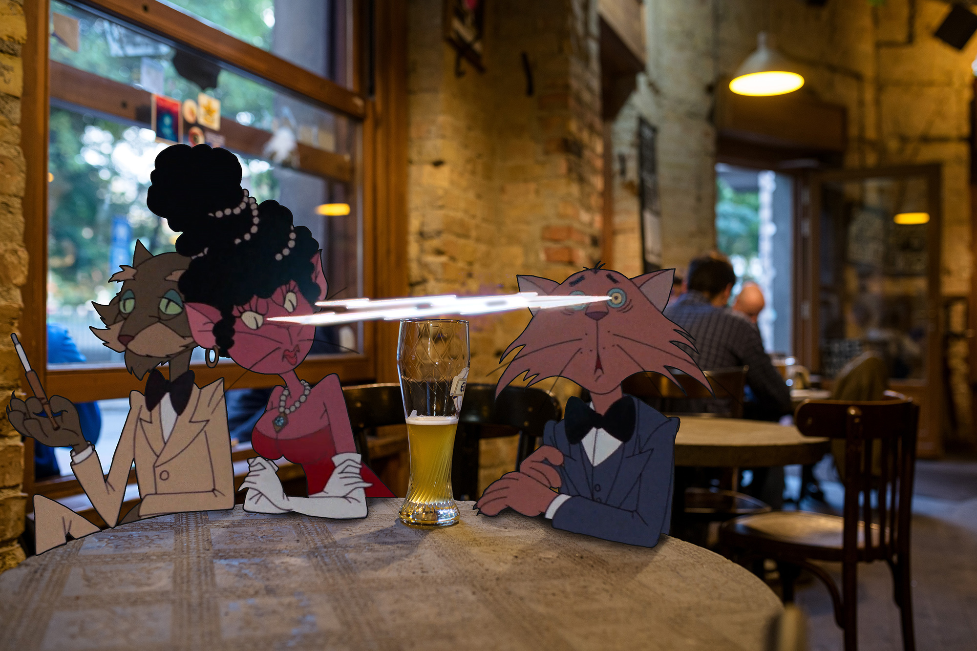 A Macskafogó szereplői Budapesten