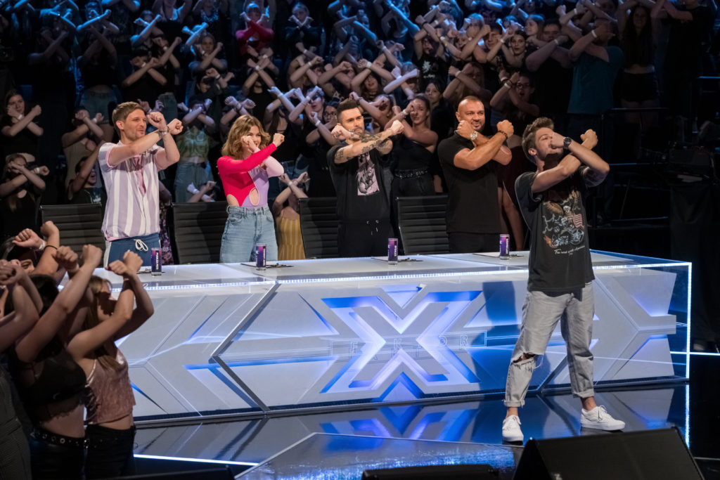 Puskás Peti, Csobot Adél, Byealex, Gáspár Laci és Miller Dávid (Fotó: RTL Magyarország)