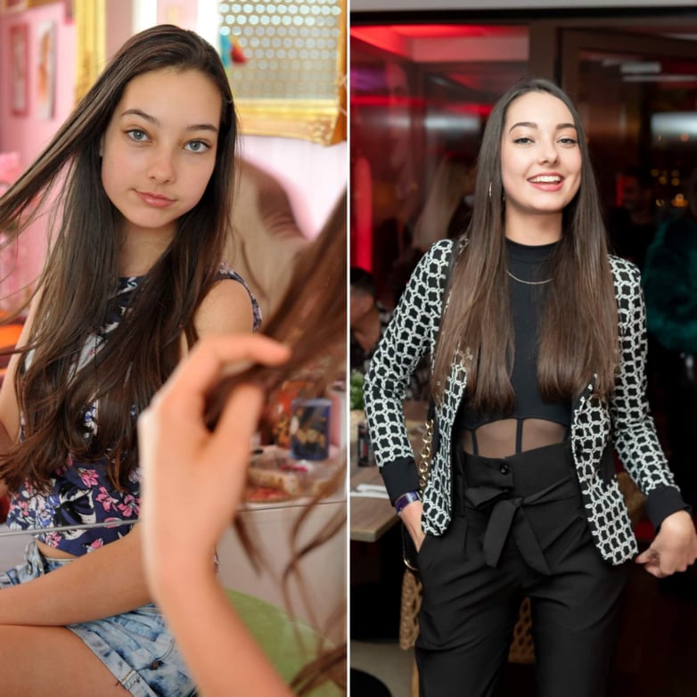 Hunyadi Donatella kiskamaszként