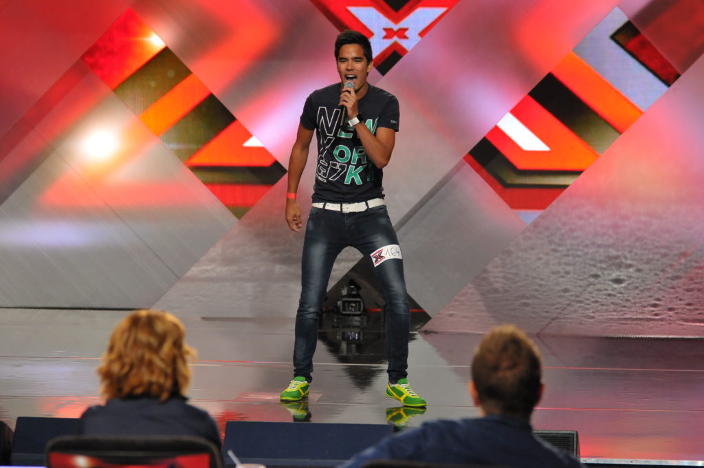 Feng Ya Ou Ferenc a 2012-es X-Faktorban (Fotó: rtlklub.sajtoklub.tv/Bársony Bence)