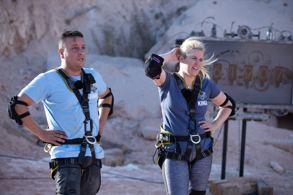 L.L. Junior és Kinga a Nyerő Páros 5. évadában (Fotó: RTL Magyarország)