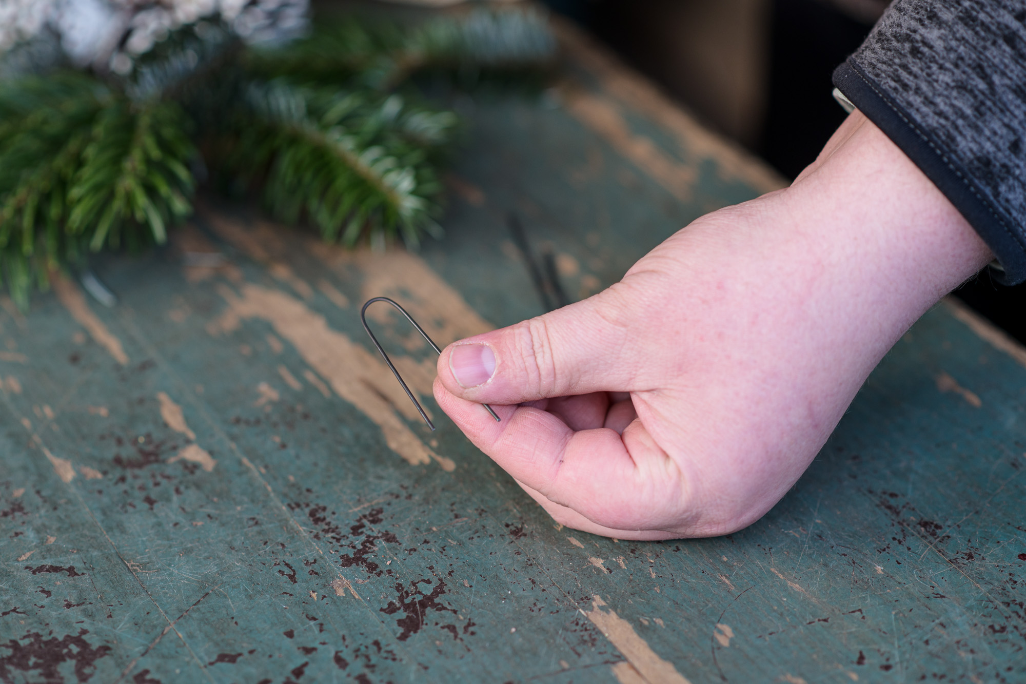 Karácsonyi kopogtató készítése lépésről lépésre