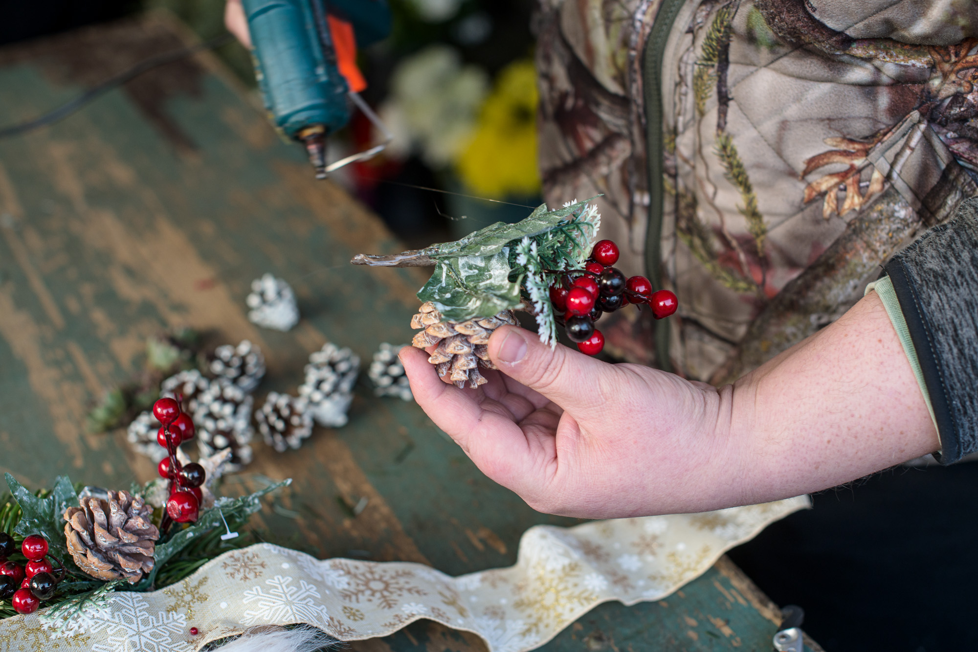 Karácsonyi kopogtató készítése lépésről lépésre
