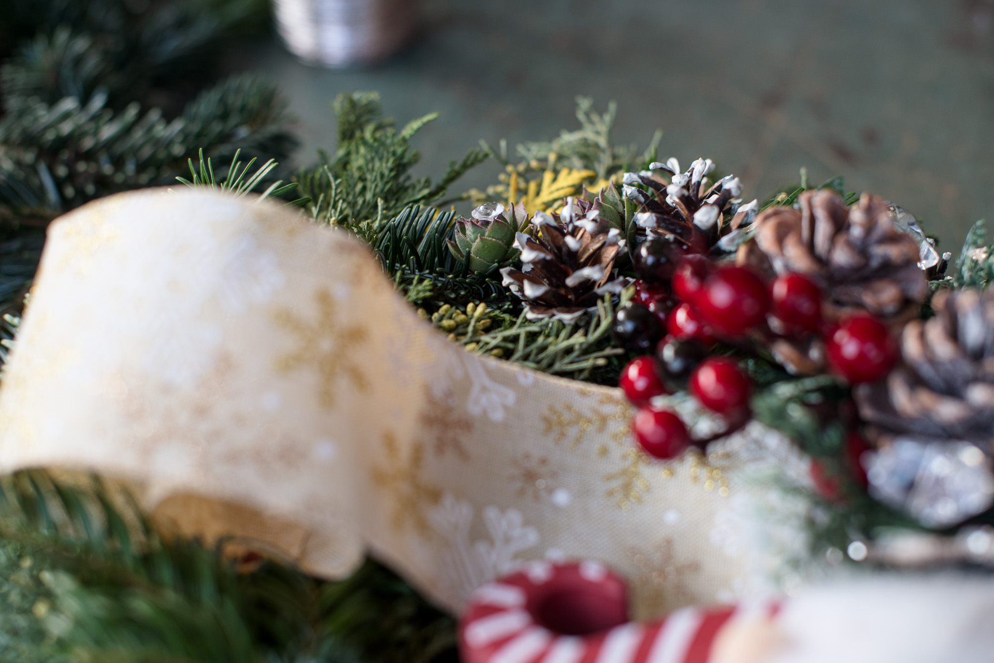 Karácsonyi kopogtató készítése lépésről lépésre