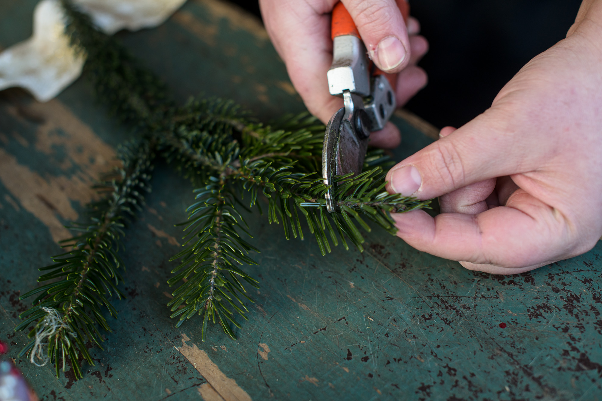 Karácsonyi kopogtató készítése lépésről lépésre