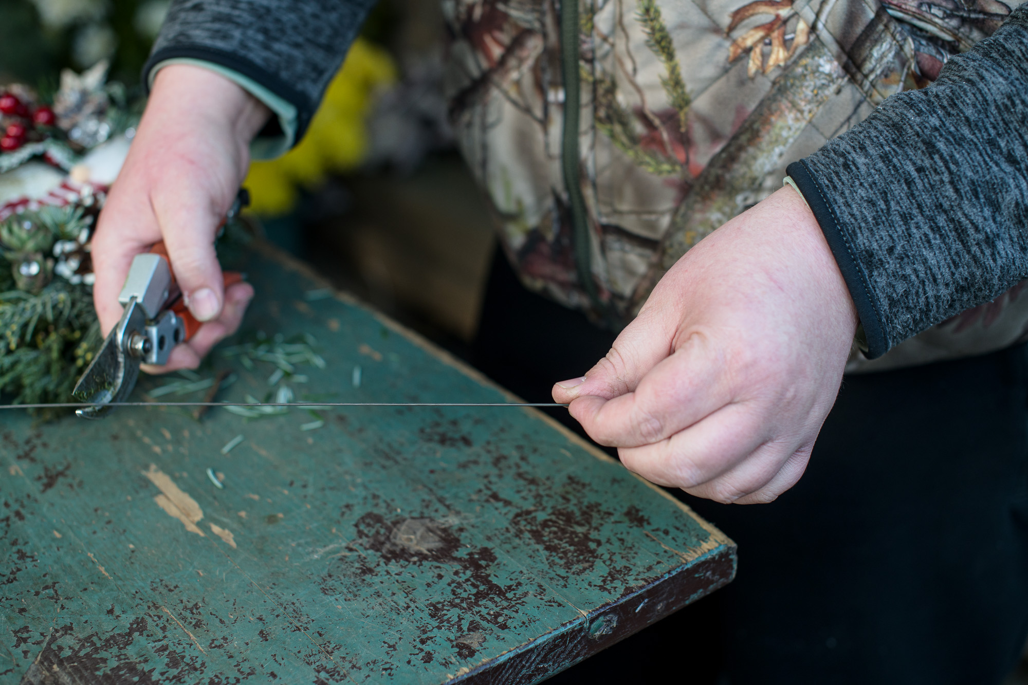 Karácsonyi kopogtató készítése lépésről lépésre