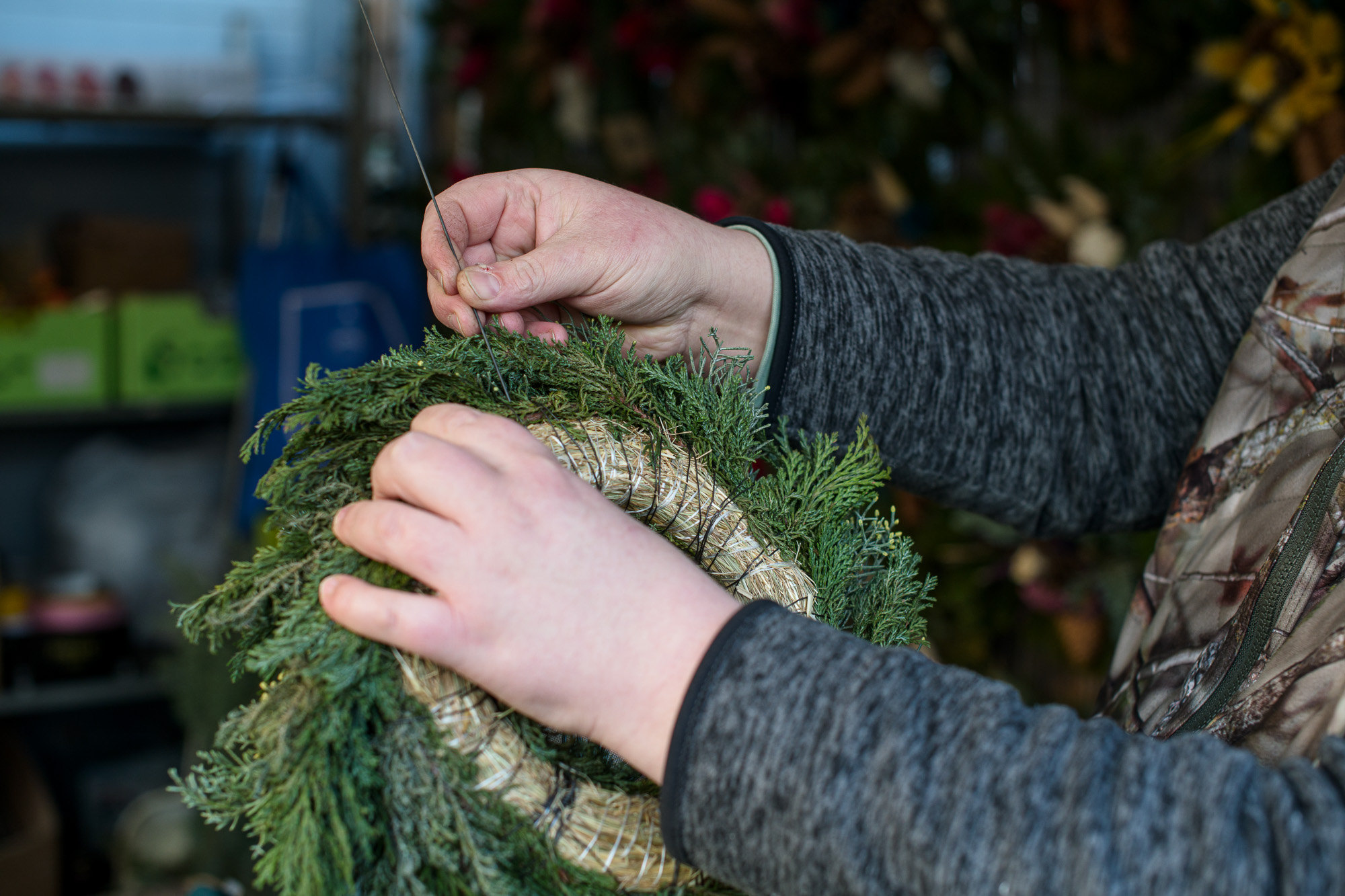 Karácsonyi kopogtató készítése lépésről lépésre