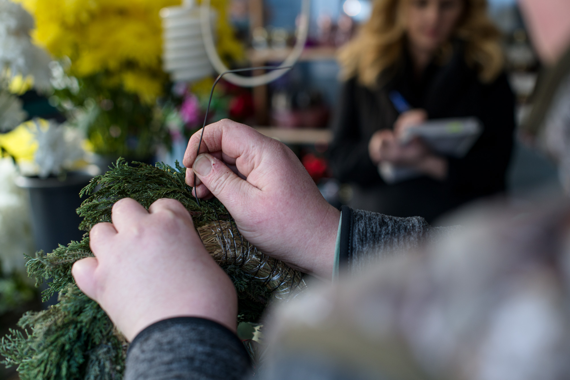 Karácsonyi kopogtató készítése lépésről lépésre