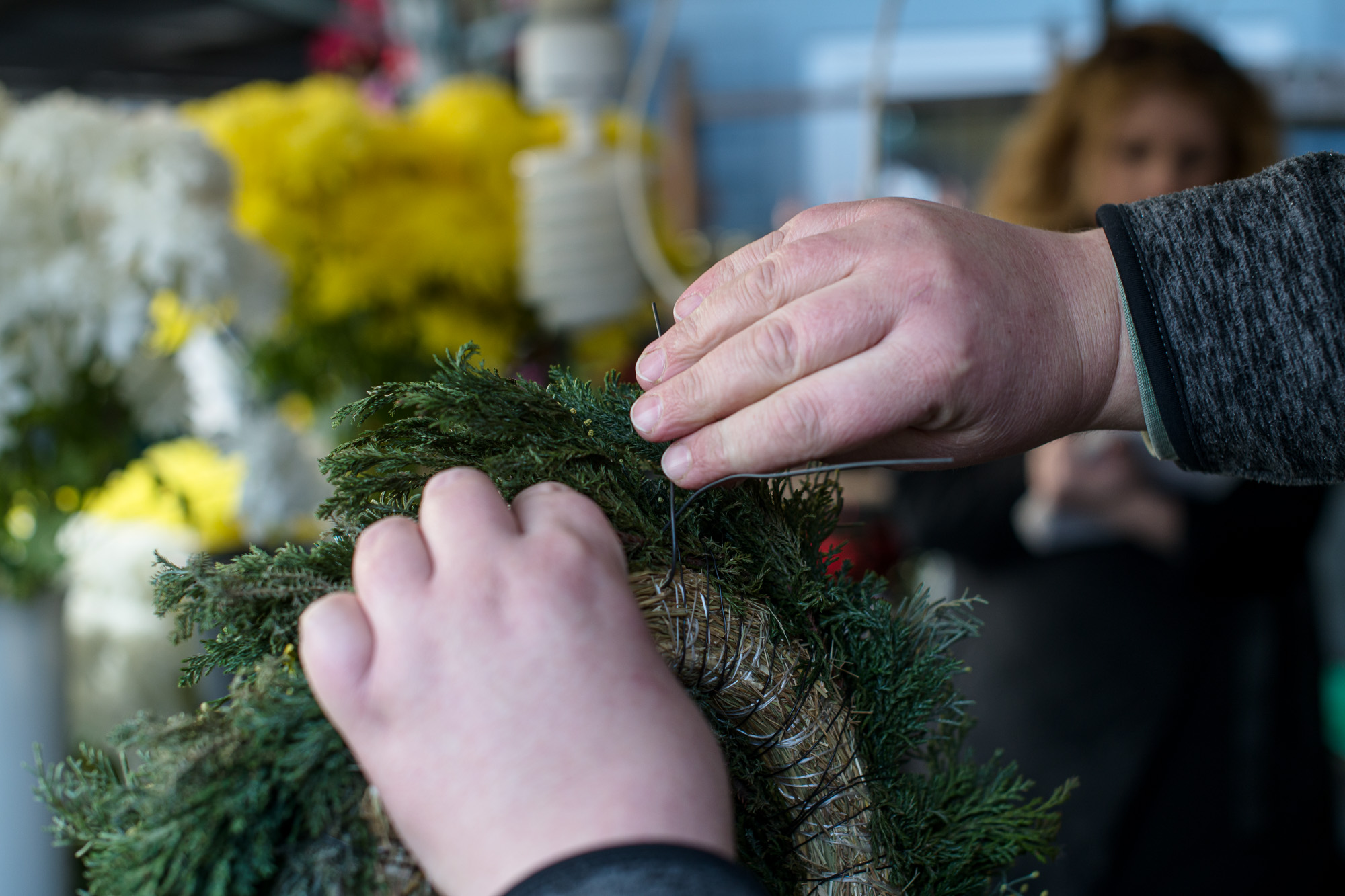 Karácsonyi kopogtató készítése lépésről lépésre
