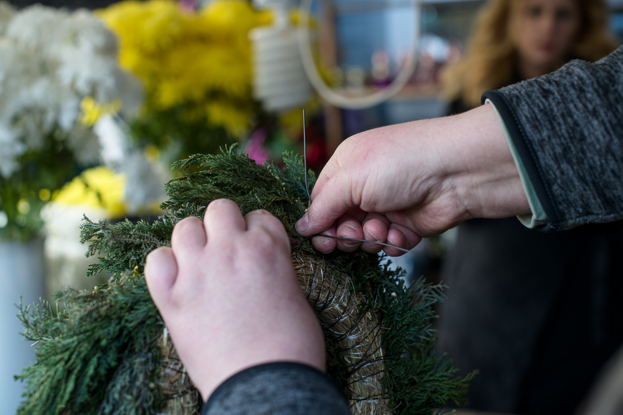 Karácsonyi kopogtató készítése lépésről lépésre