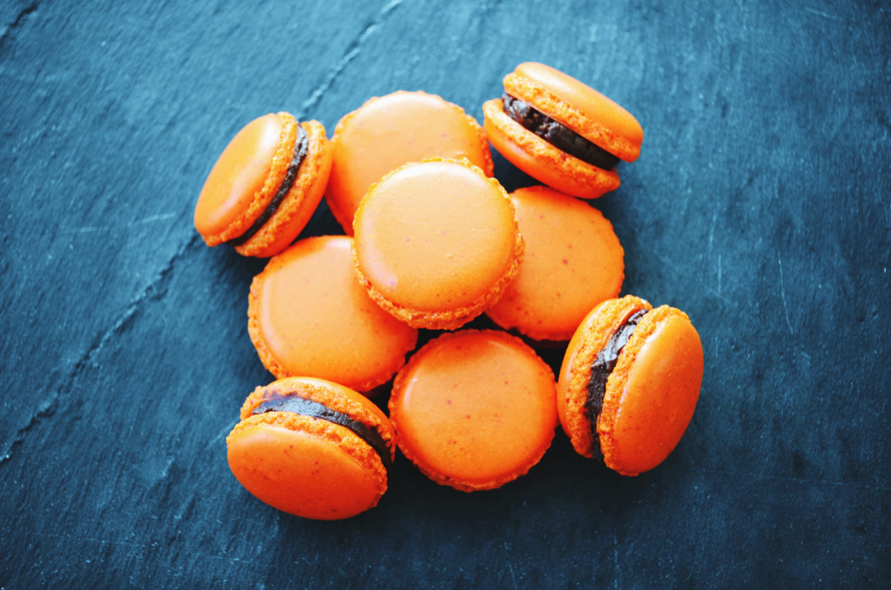 Karácsonyi macaron receptek- narancsos macaron