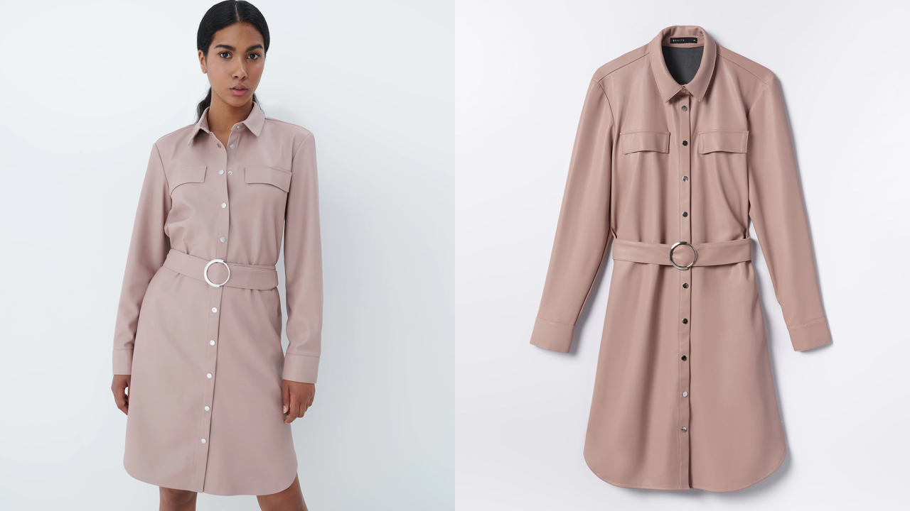 Mohito pasztell rózsaszín ingruha